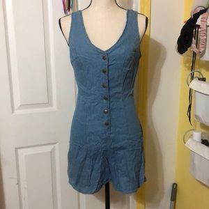 Vintage California Gold rush denim romper